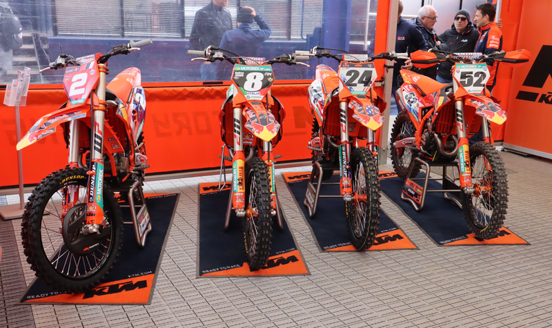 2024 Motocross of Nations Team Bikes