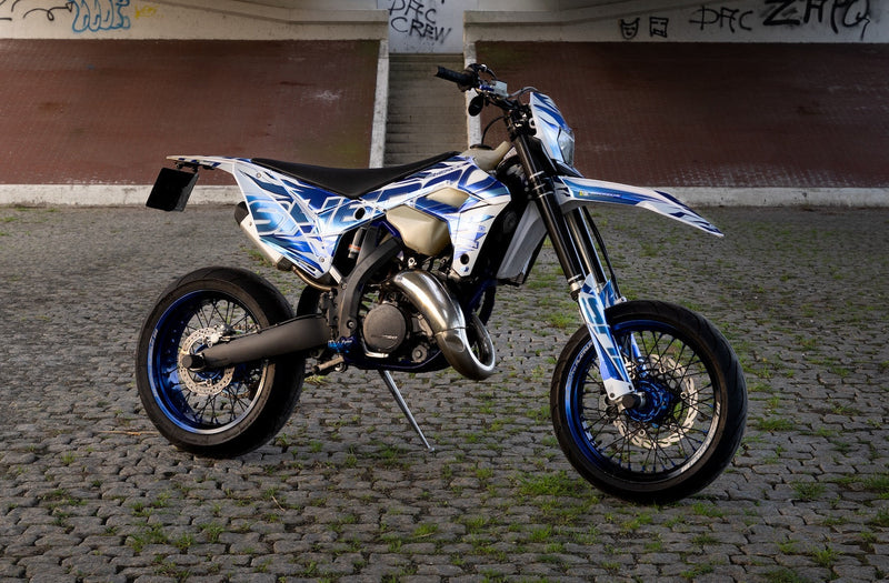 125cc Sherco Two Stroke Enduro Bike Converted to Supermoto