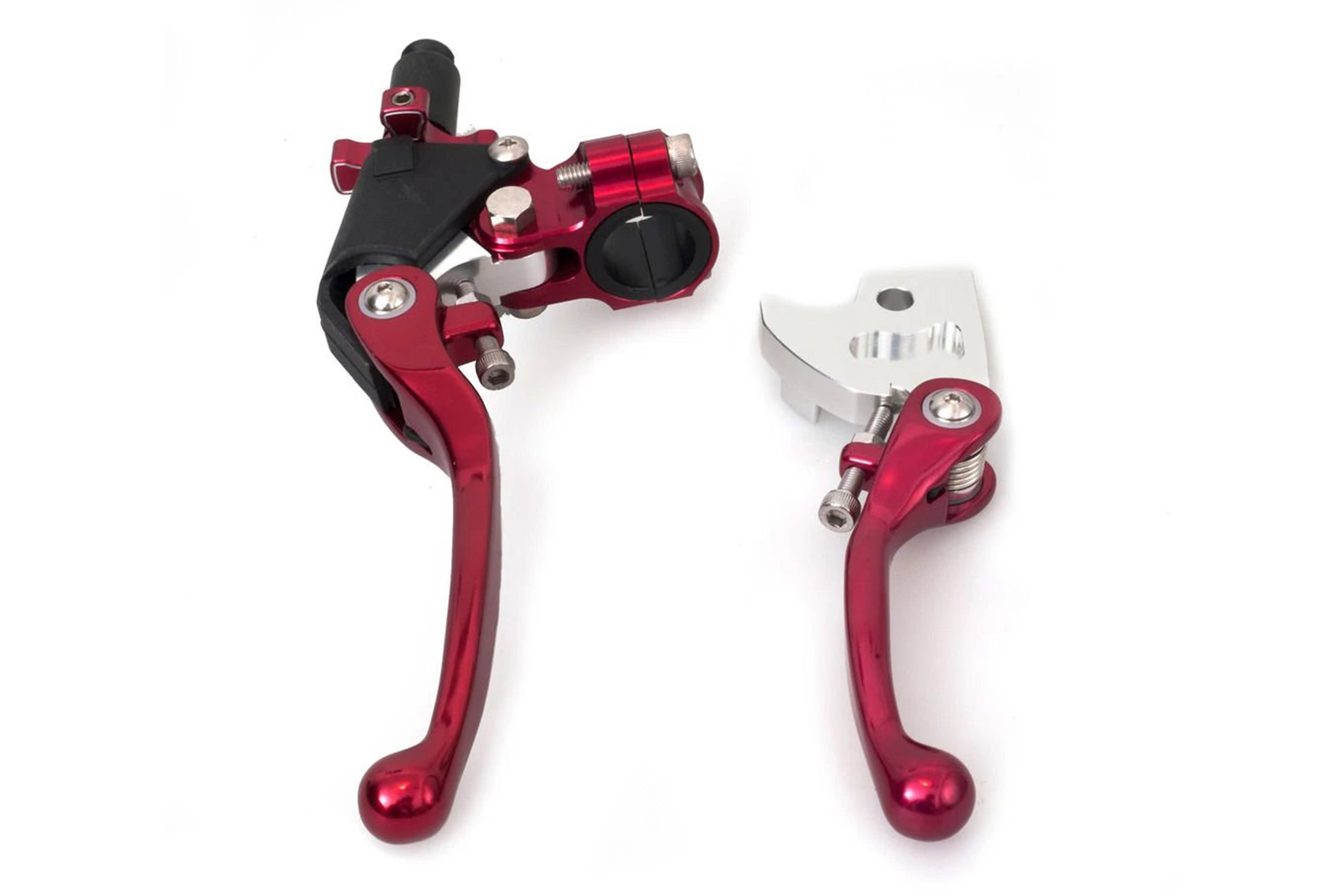 Yamaha YFM 660 Raptor, YFZ 450 Front Brake & Clutch Levers (Red