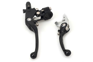 Black Brake Master Cylinder & Clutch Perch For Kawasaki KFX400/450, Mojave, Tecate 250