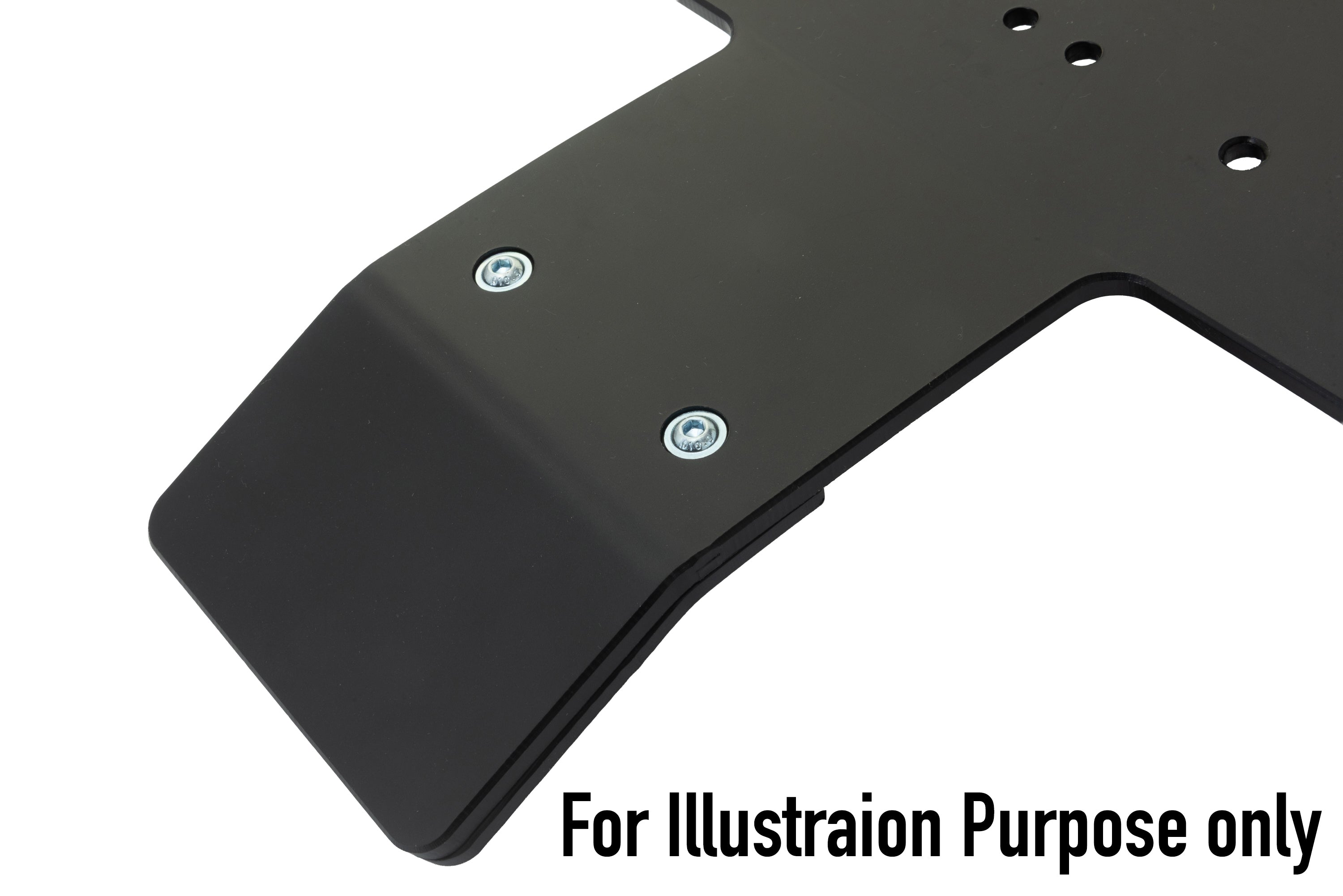 AS3 DTC PLASTIC SKID PLATE BLACK | YAMAHA YZ 125 2006-2025