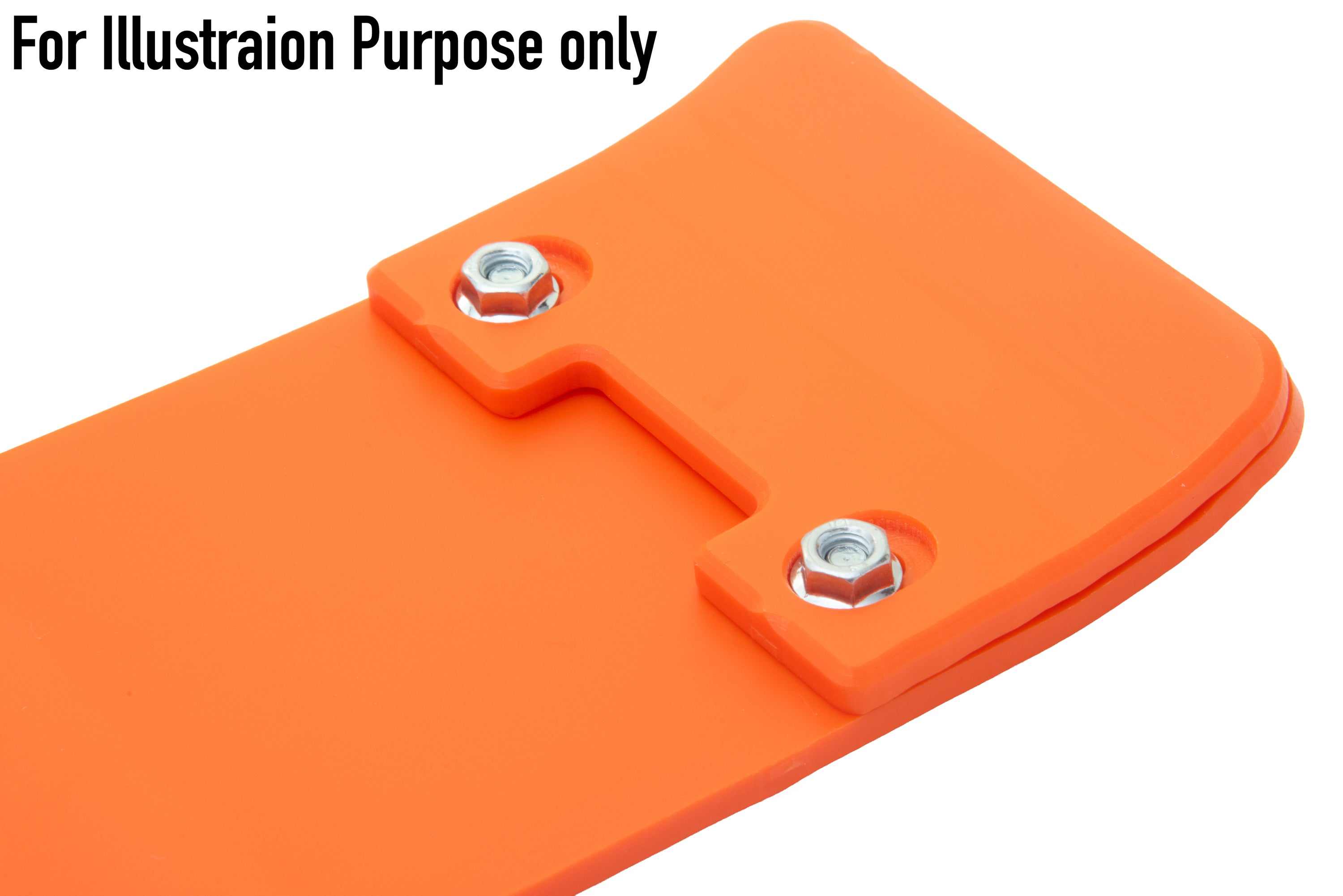 OUTEX Orange Under-Frame Lift Stand Skid Plate – Fits KTM 690 SMCR