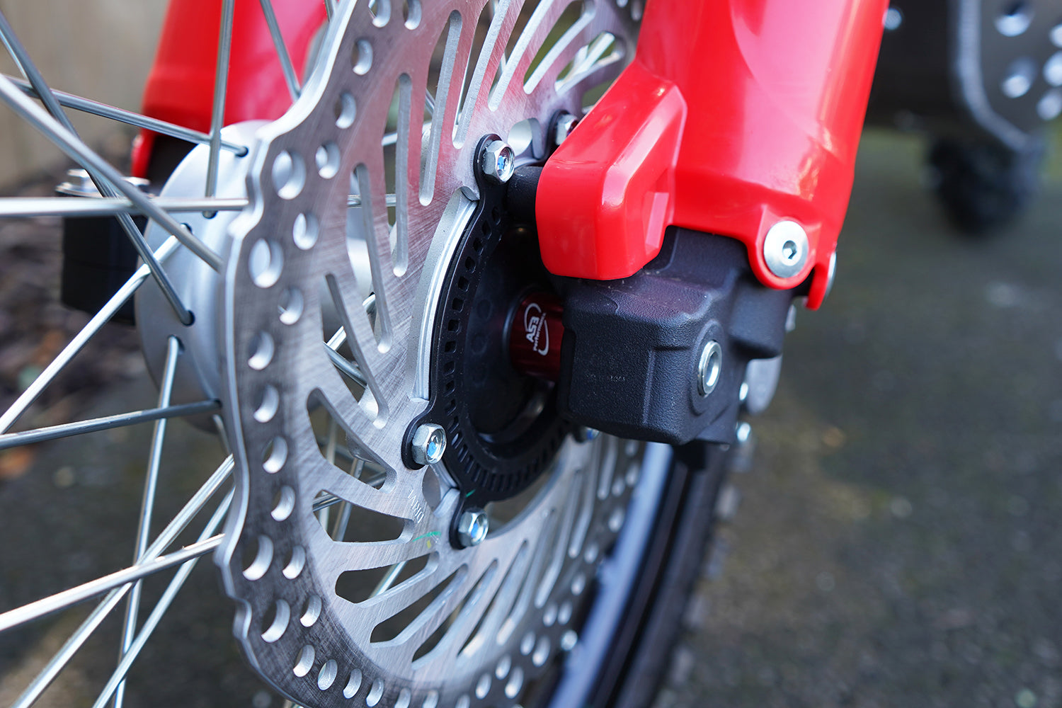 AS3 FRONT WHEEL SPACERS RED HONDA CRF 250 L CRF 250 L RALLY 2017-2020