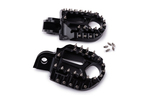AS3 EXTRA LARGE FOOT PEGS BLACK HUSQVARNA TC 50 65 17-23 TC 85 14-17