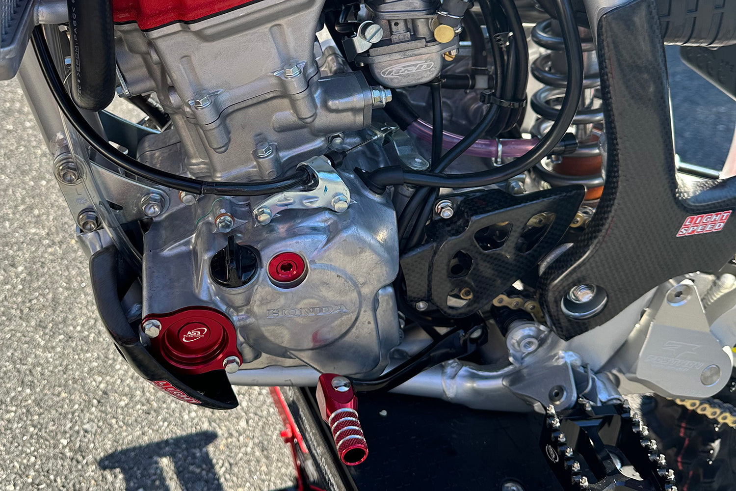 Honda CRF150R Gear Lever & Rear Brake Pedal Set | AS3