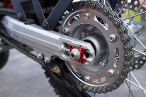 AS3 AXLE BLOCKS RED | HONDA CRF250L 2012-2020 CRF300L 2021-2024