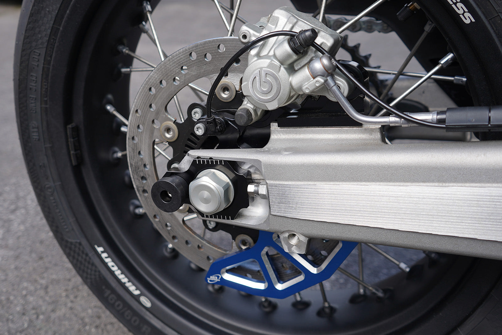 HUSQVARNA 701 SUPERMOTO 2016-2024 AS3 REAR AXLE CHAIN ADJUSTER BLOCKS