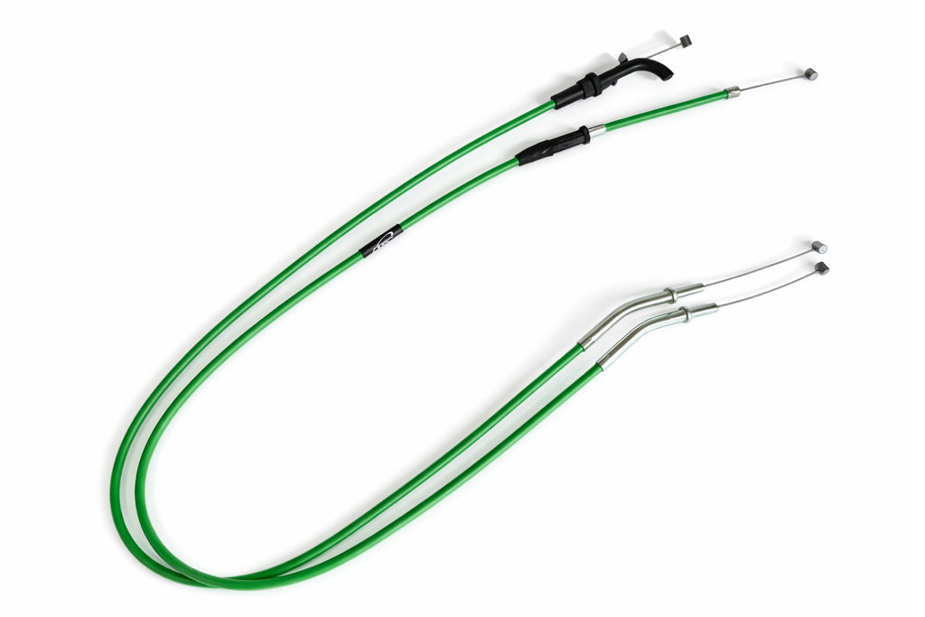 AS3 VENHILL THROTTLE CABLES GREEN | KAWASAKI KLX250 08-20 KLX300 21-24