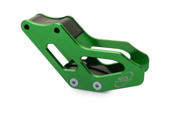 AS3 ALUMINIUM CHAIN GUIDE GREEN | KAWASAKI KLX 140 2008-2020
