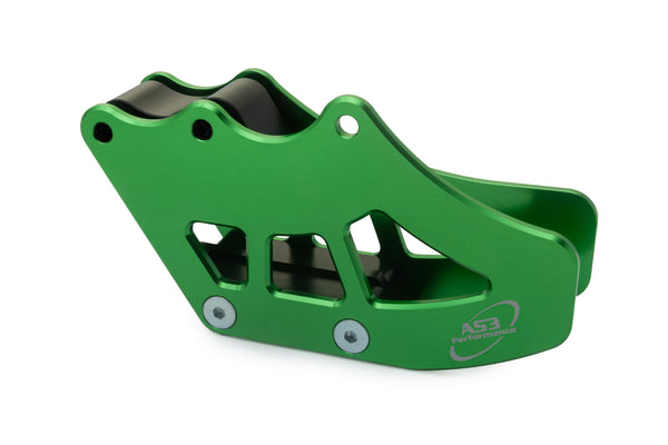 AS3 ALUMINIUM CHAIN GUIDE GREEN | KAWASAKI KX250F KX450F 2006-2008