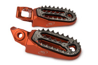 thumbnail interactive-video image 1 of JXR Orange Wide Footpegs For KTM EXC/EXCF – More Grip & Comfort (1998-2016) 1 of 5