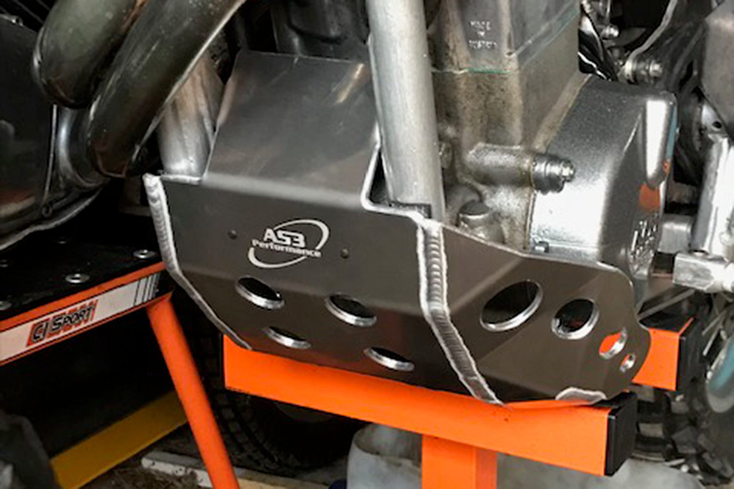 AS3 ALUMINIUM SKID PLATE | KTM 250 01-03 400 01-02 450 525 EXC 2003