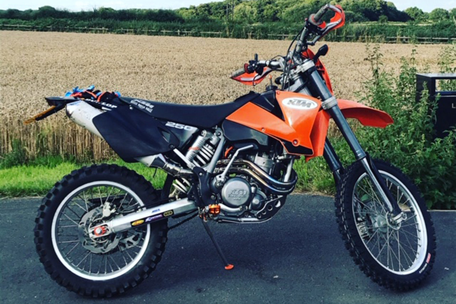 AS3 ALUMINIUM SKID PLATE | KTM 250 01-03 400 01-02 450 525 EXC 2003