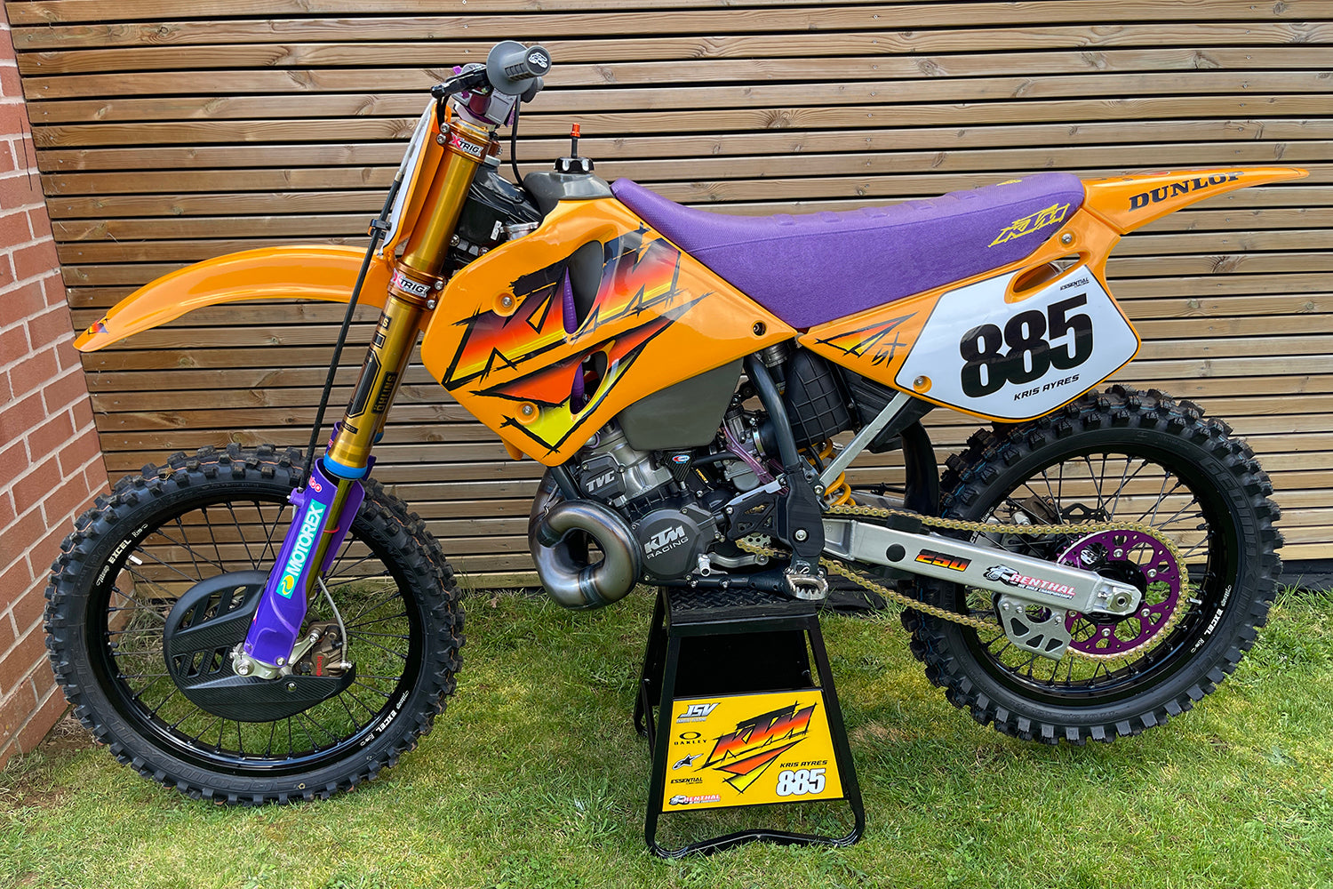AS3 SILICONE RADIATOR HOSES PURPLE | KTM 250 SX 1997 250 300 EXC 96-97