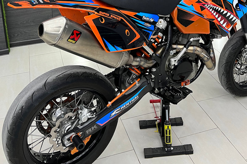 Poignée Passager Arrière Moto KTM Orange – CNC Aluminium 6061-T6 2016-2019