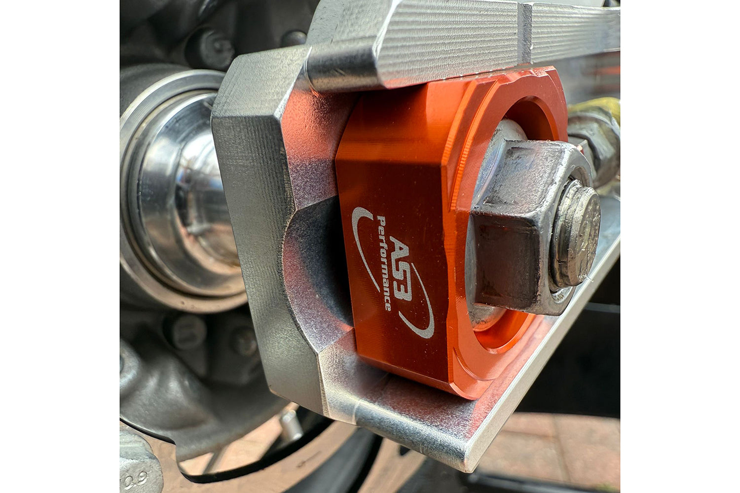 AS3 AXLE BLOCKS ORANGE | KTM 50 SX 20-25 SX-E 3 23-25 SX-E 5 20-25