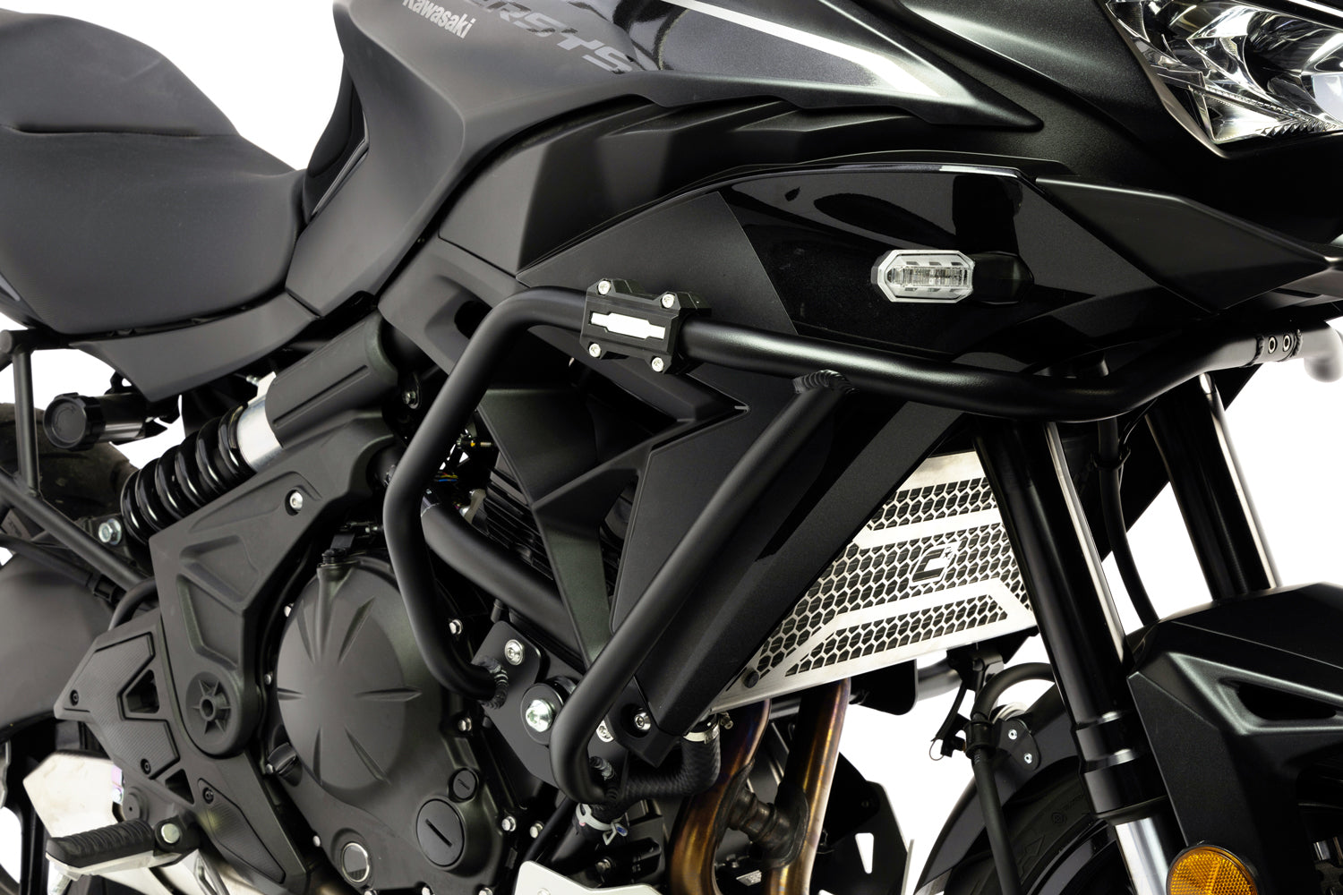 AS3 CRASH BARS GUARDS BLACK | KAWASAKI KLE 650 VERSYS 2022-2024