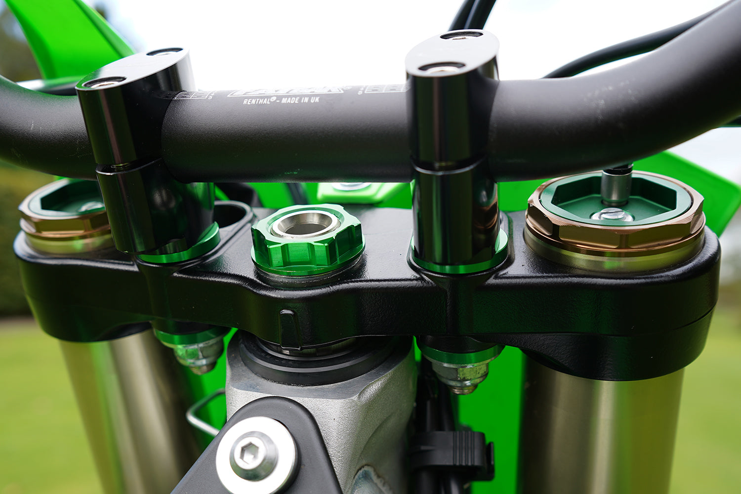KAWASAKI KX 250 F 2015-2023 KX 450 F 2012-2023 AS3 BAR MOUNT CLAMP YOK