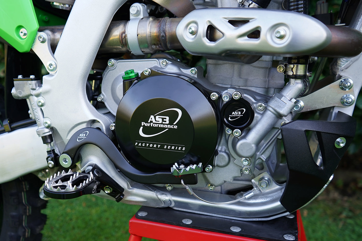 ネルデザインワークス vintage cover 250 AS3 BILLET CLUTCH COVER | KAWASAKI KX 250 2021-2025