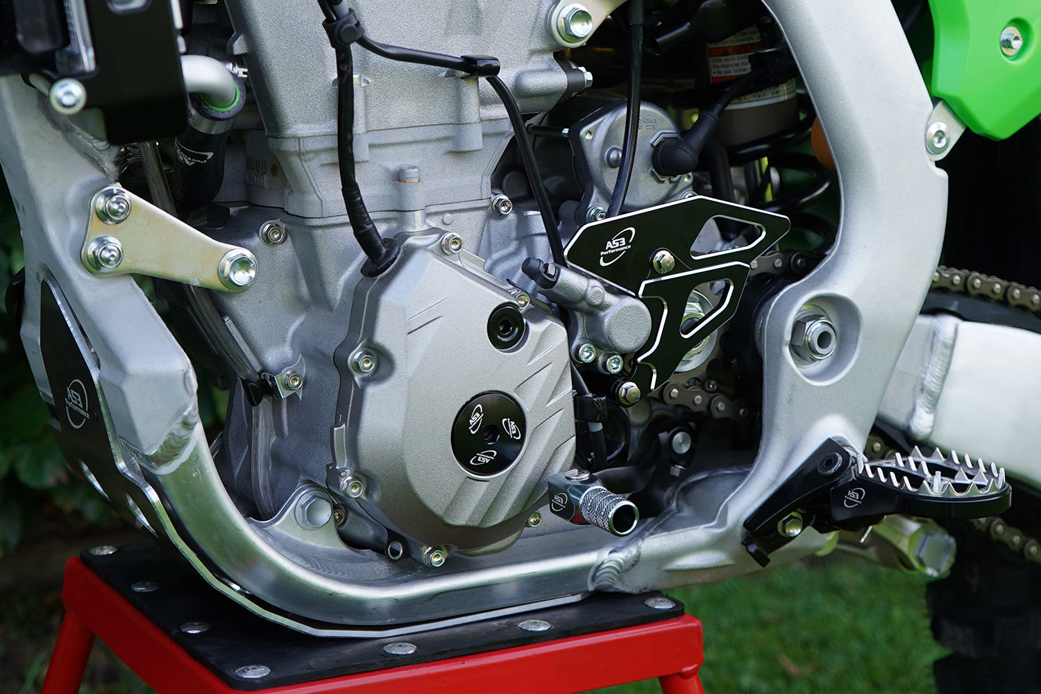 AS3 ALUMINIUM MX SKID PLATE | KAWASAKI KX 250 2021