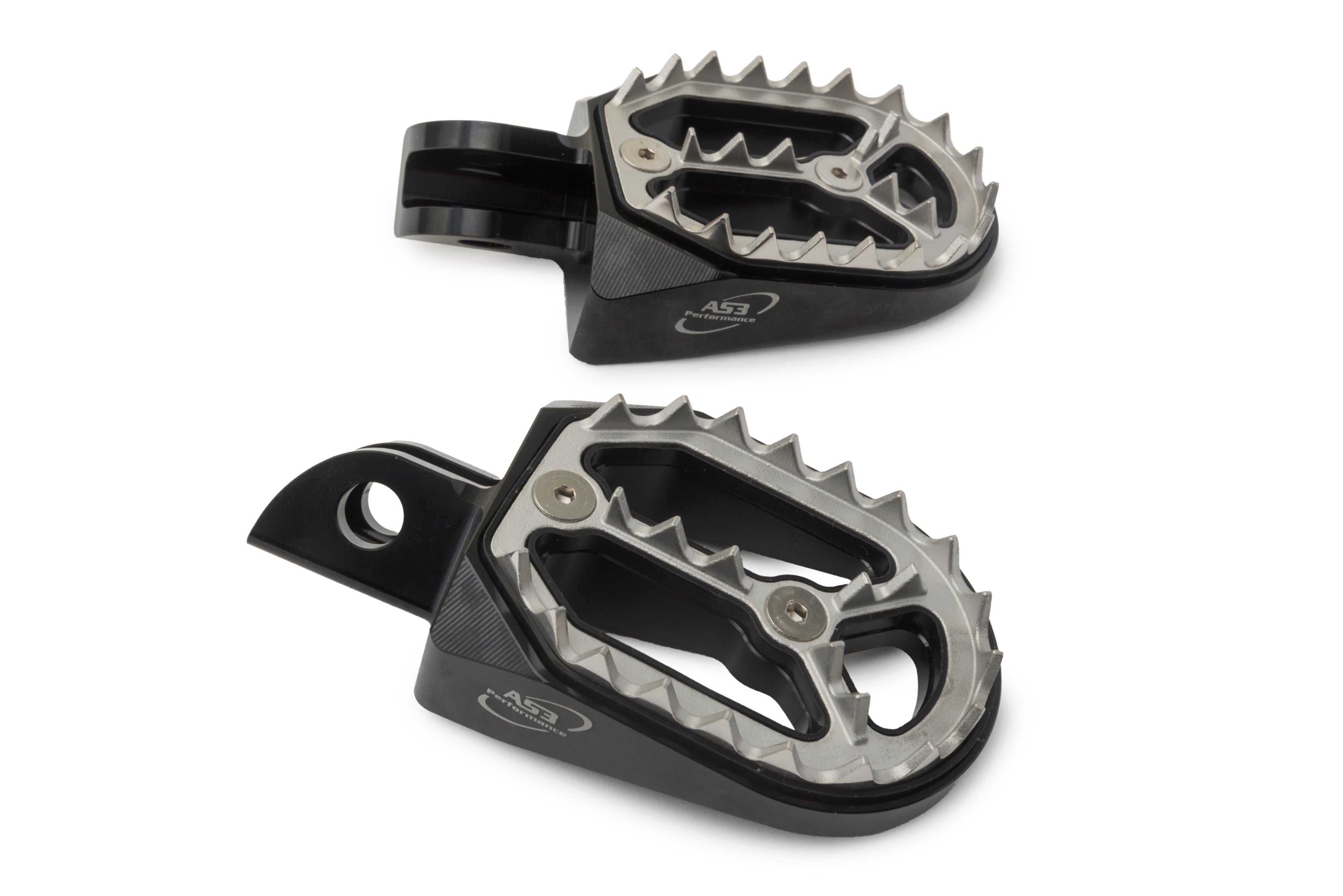AS3 WIDE FOOT PEGS BLACK | SUZUKI RM 85 DRZ 125 250 DR 200 650
