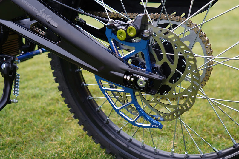 As Rear AS3 REAR BRAKE DISC GUARD BLUE | SUR-RON LIGHT BEE 2018-2024