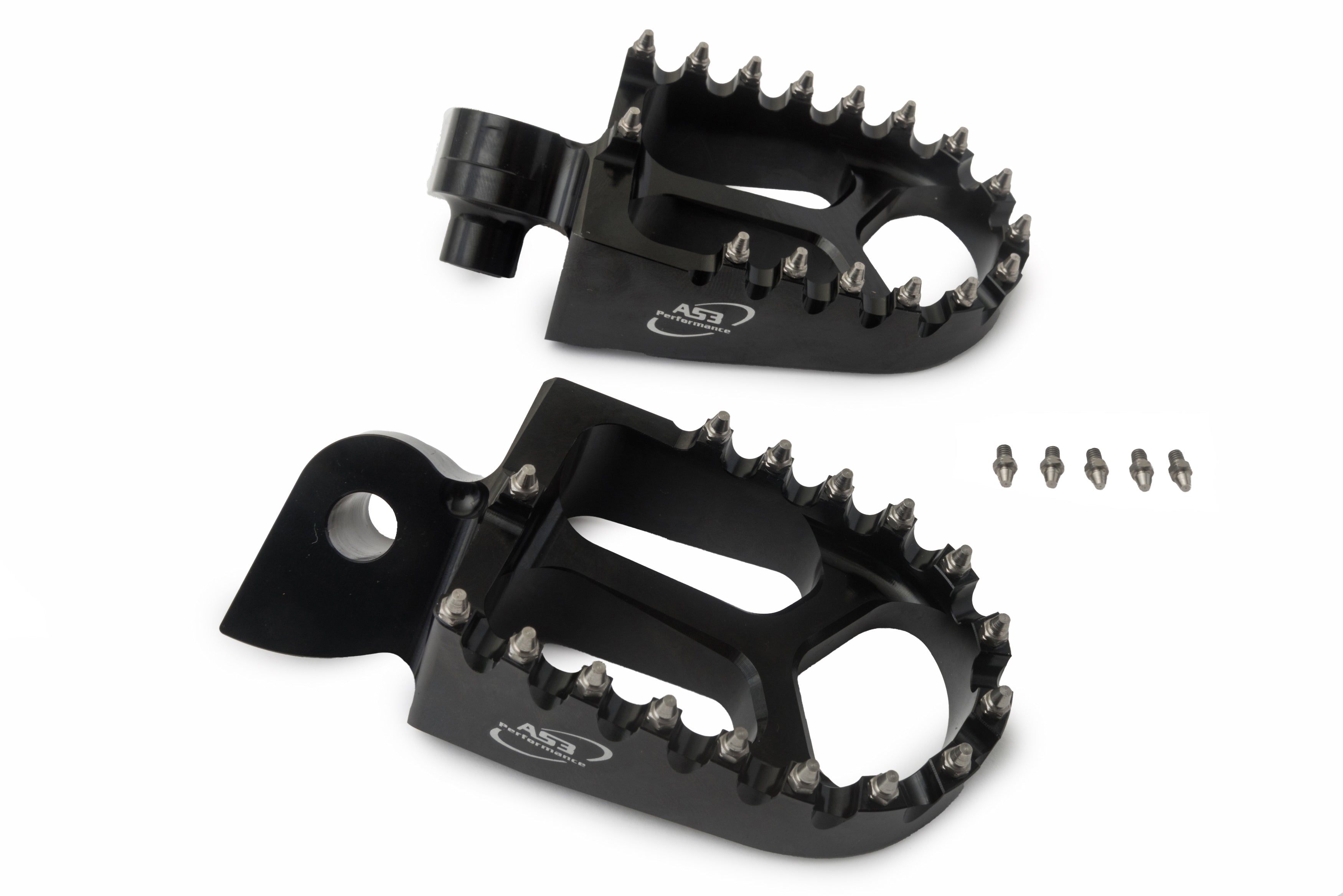 AS3 FOOT PEGS BLACK | YAMAHA XTZ 690 TENERE 700 2021-2024