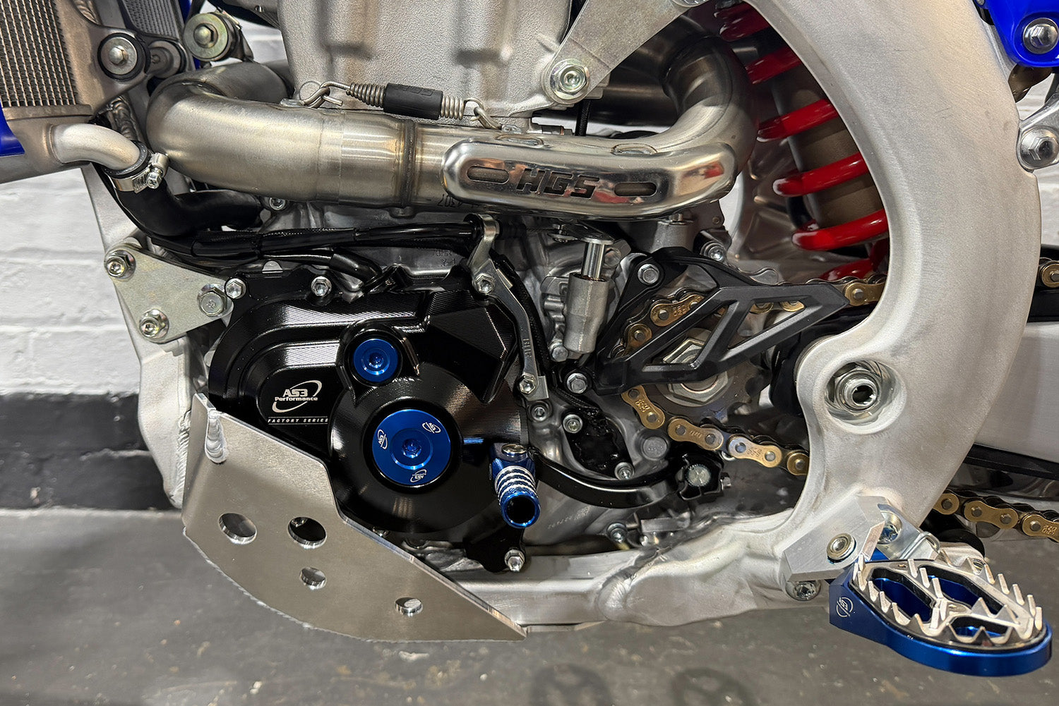 AS3 ALUMINIUM SKID PLATE | YAMAHA YZ450F 23-25 YZ450FX 23-24 WR450F 23