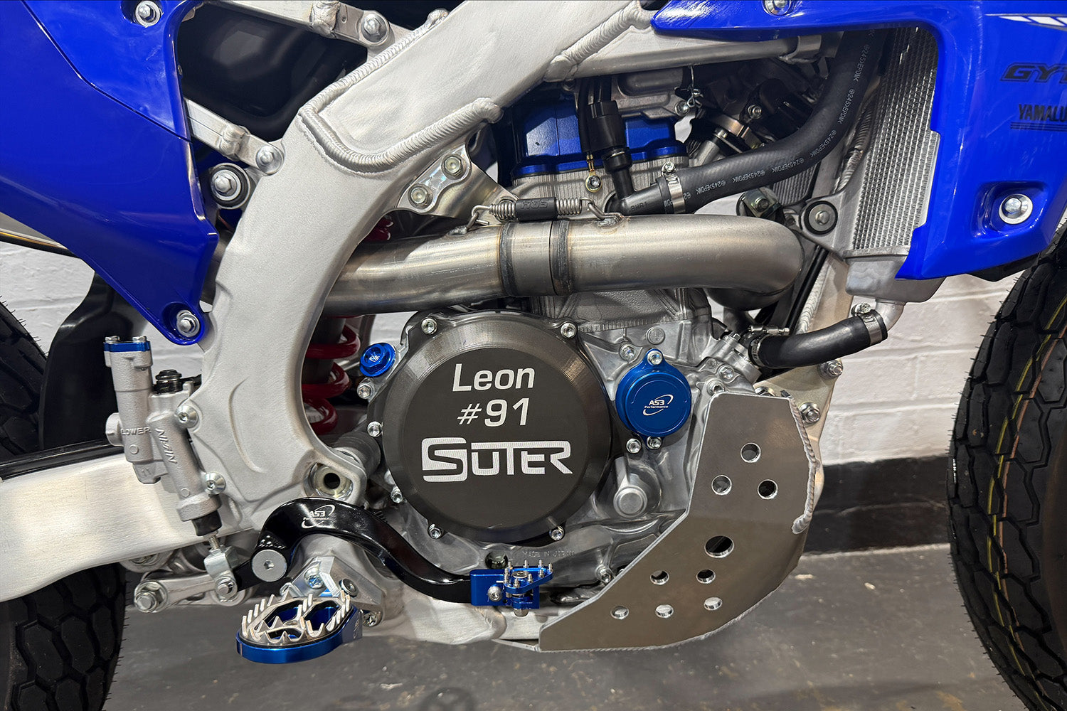 AS3 ALUMINIUM SKID PLATE | YAMAHA YZ450F 23-25 YZ450FX 23-24 WR450F 23