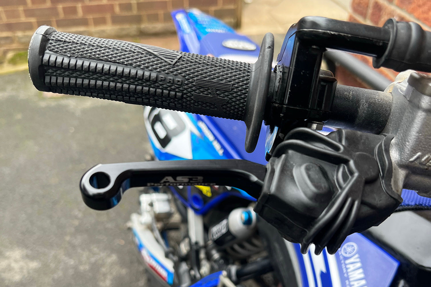 AS3 BRAKE CLUTCH FLEXI LEVERS BLACK | YAMAHA YZ 65 18-27 YZ 85 15-27