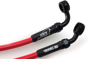 Venhill Stainless Braided Brake Line Kit – Front 2-Line Race Setup – Kawasaki ZX-12R 2000-06