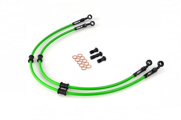 Kawasaki ZX6R ZX 6 R 2005-2006 AS3 Venhill Braided Front Brake