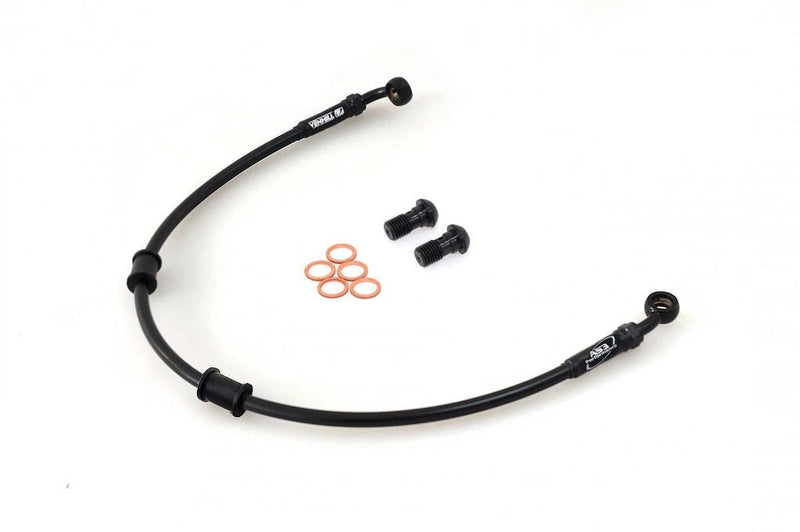 VENHILL Braided Brake Line Kit For Yamaha XJ 600 Diversion 1995-1997 – Front & Rear
