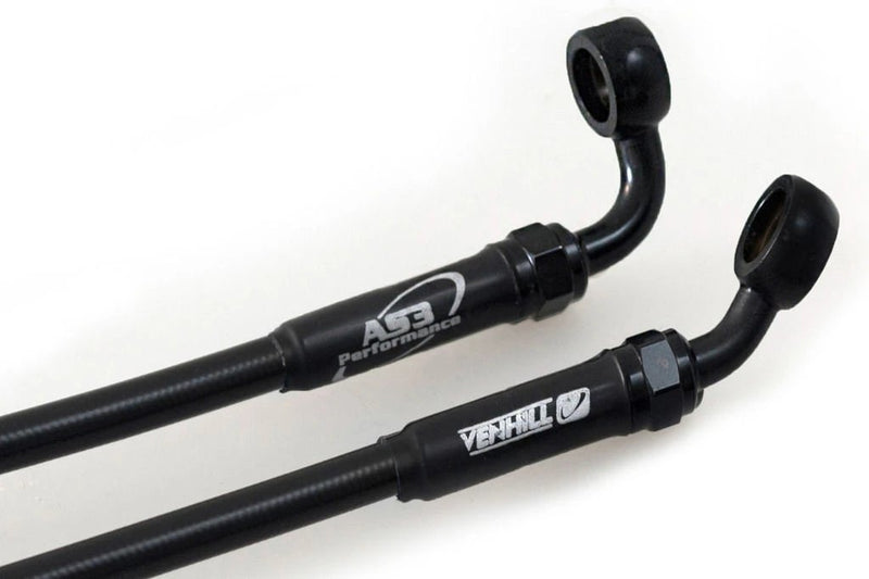 Kawasaki ZX6R 636 2009-2012 AS3 Venhill Braided Rear Brake