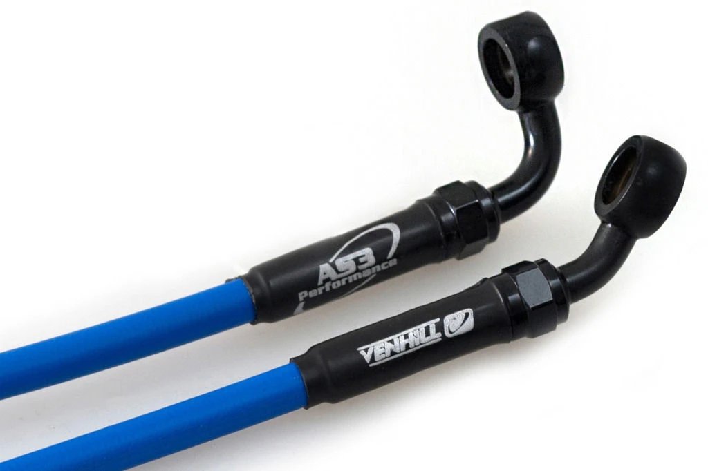 Kit De Línea De Freno Delantera Trenzada En Acero Inoxidable Para Kawasaki ZX14R 2006-2015 | Galfer Con Garantía De Por Vida