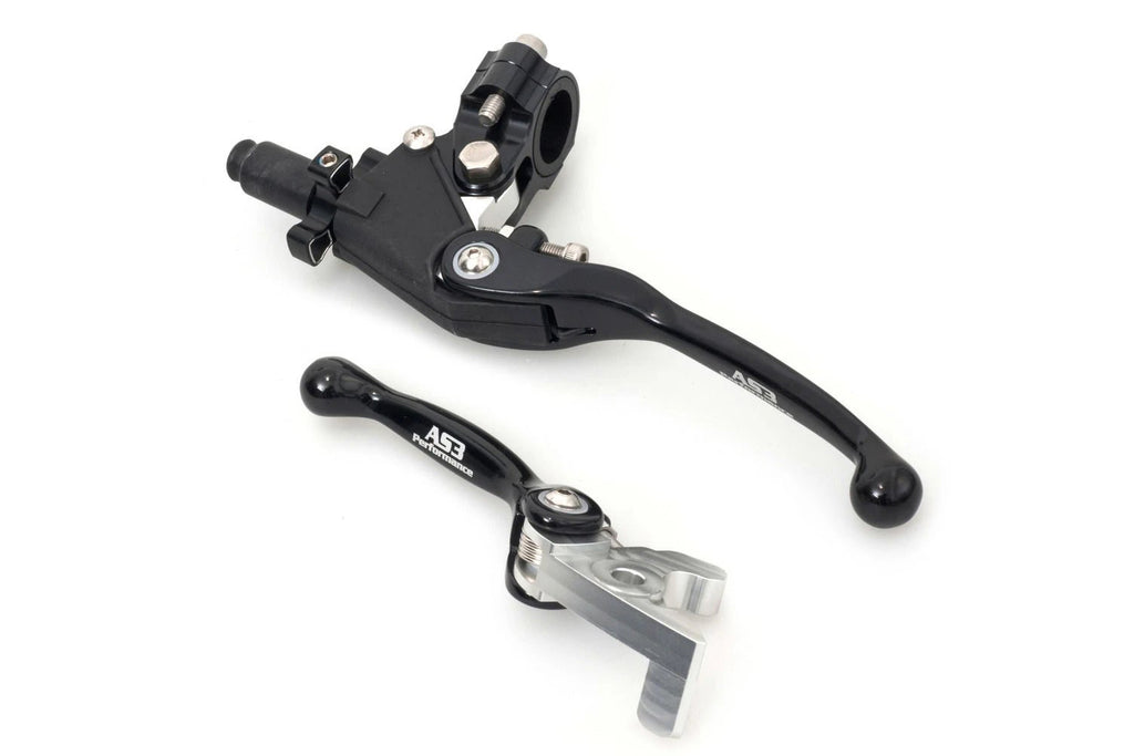 CNC Brake & Clutch Lever Set – Aluminum – Fits Honda TRX400EX 1999-2008 (Black) 2 thumbnail image