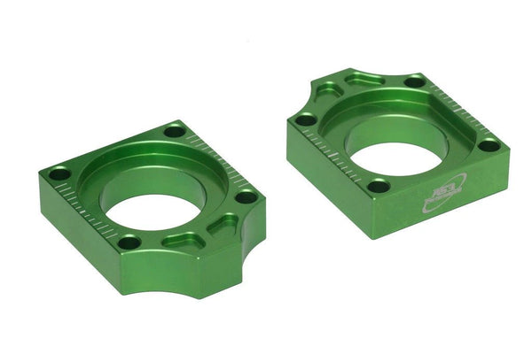 Rear Axle Blocks Chain Adjuster For Kawasaki KX125 KX250 03-08 - Foto 6