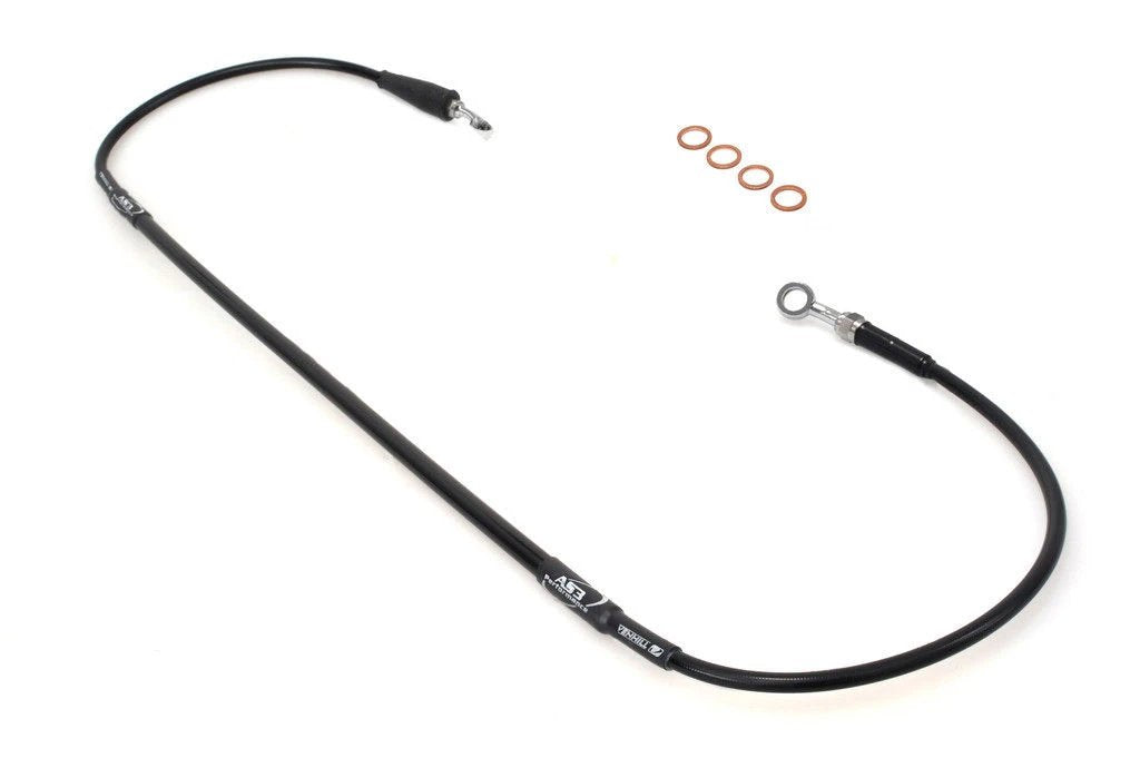 Yamaha YZ 125 250 1989 AS3 Venhill Braided Front Brake Line Hose