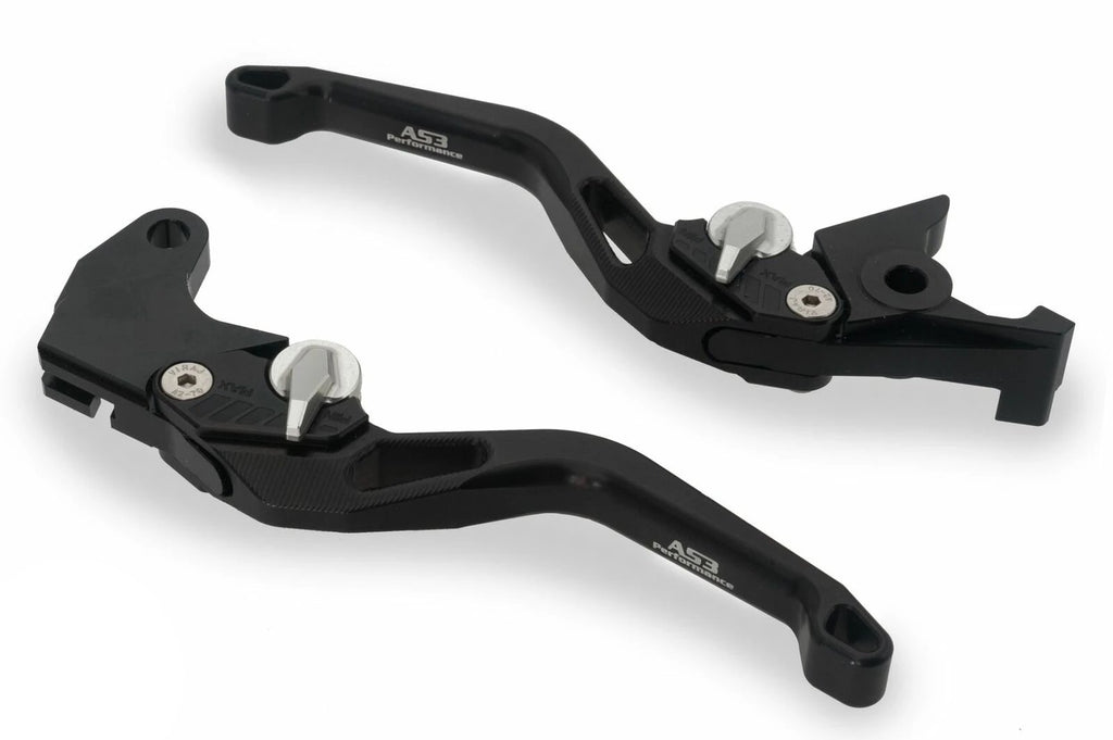 New Chrome Brake & Clutch Levers For Suzuki GSXR 600/750/1000 (1996-2004) - Aluminum, Left & Right Set