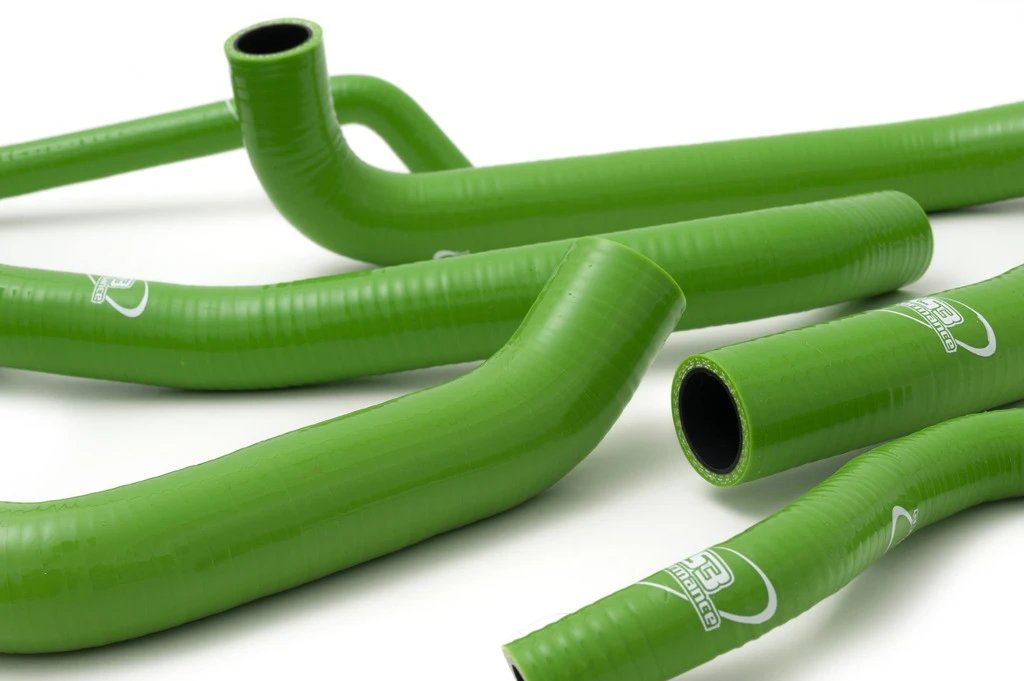 ローライダー♯8ハイドロホース 331 AS3 SILICONE RADIATOR HOSES GREEN | KAWASAKI ZX14R 2006-2016