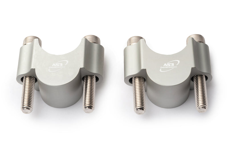 Handlebar Riser for 28.6mm Bars Silver Handlebar Riser for 28.6mm Bars Silver