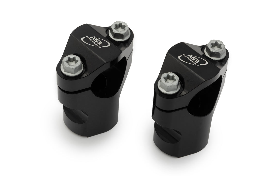 thumbnail image 2 of JXR Handlebar Risers For Husqvarna TE/FE 125-450 – Black Bar Mounts 2 of 4
