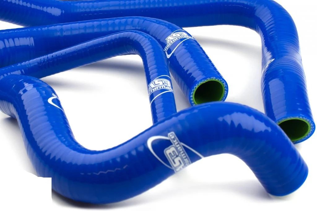 AS3 SILICONE RADIATOR HOSES BLUE | KAWASAKI ZX6R 1998-2002