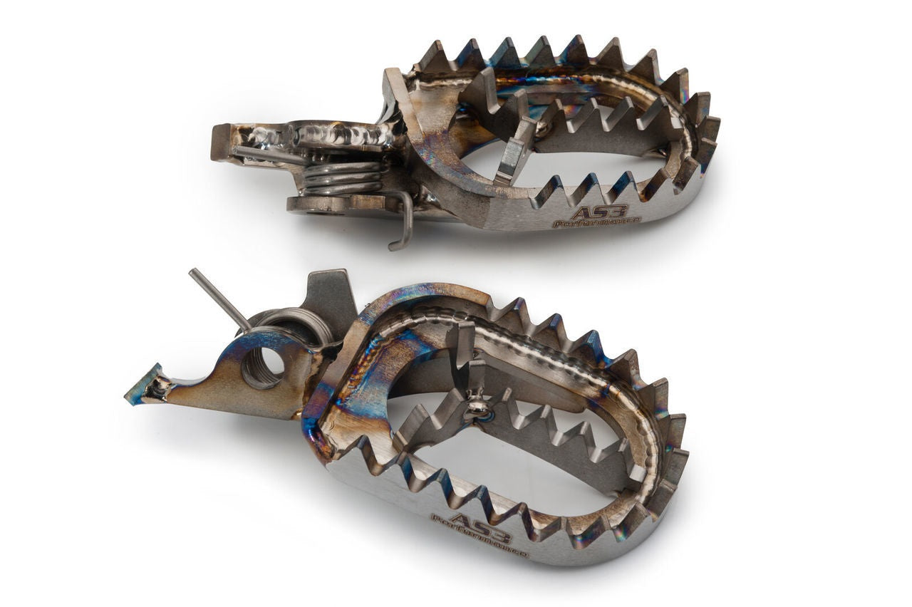 AS3 TITANIUM FOOT PEGS | KAWASAKI KX250F 2006-2024 KX450F