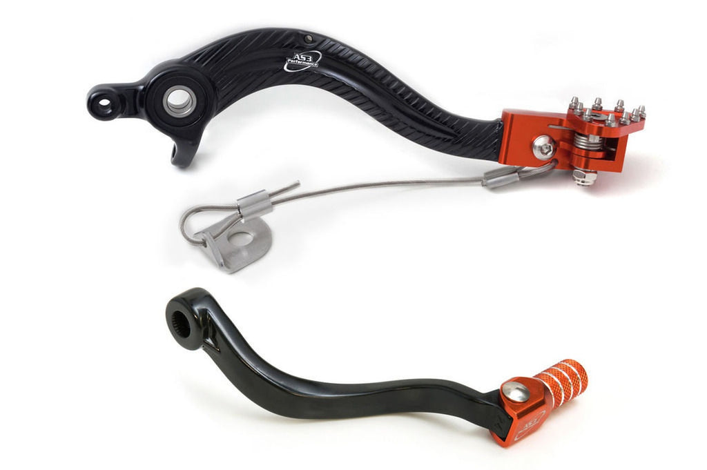 AIRTIME Forged Aluminum Rear Brake Pedal & Gear Lever Set For Honda CRF250R (2010-2017)