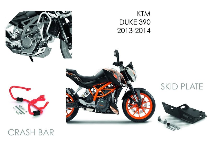 KTM 250 DUKE 2015 2016 390 DUKE 2013 2017 AS3 PERFORMANCE CRASH