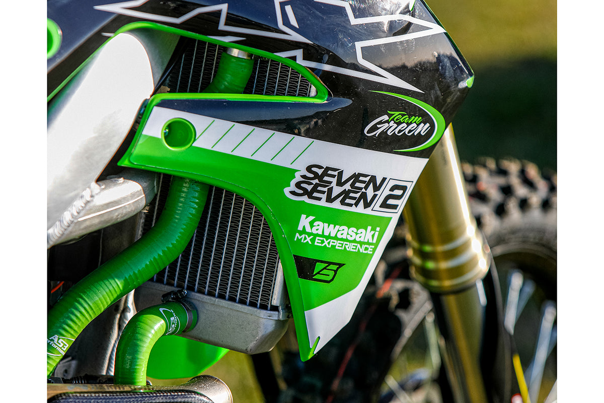 GREEN SILICONE Y HOSE FOR KAWASAKI KXF250 KX250F KXF 250 2009-2011 09 10 11 | Australia