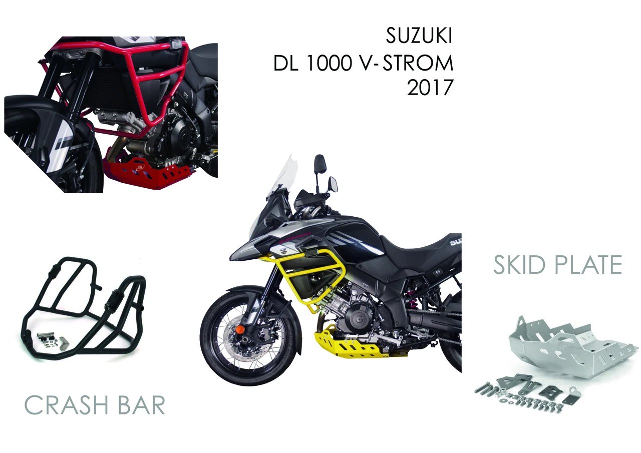 AS3 SKID PLATE SUMP GUARD | SUZUKI DL 1000 V-STROM 2017-2019