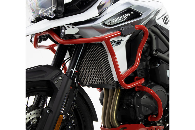 HEED Upper Crash Bars – For Triumph Tiger 800, XC, XR (2015-2019), Black Powder-Coated Steel, Poland Made